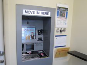 Convenient self-service kiosk at Ravenna Self-Storage, located at 950 North Freedom St. Ravenna, Ohio 44266, allows you to rent or make payments on your unit